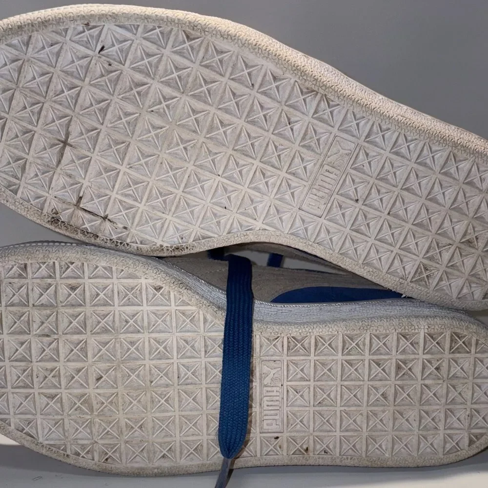 Puma Blue Suede Athletic Shoes